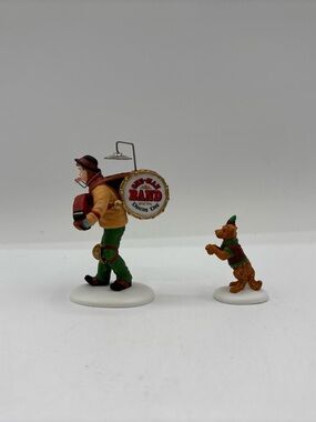 Department 56 1995 Vintage Heritage Village One Man Band & The Dancing Dog 58891